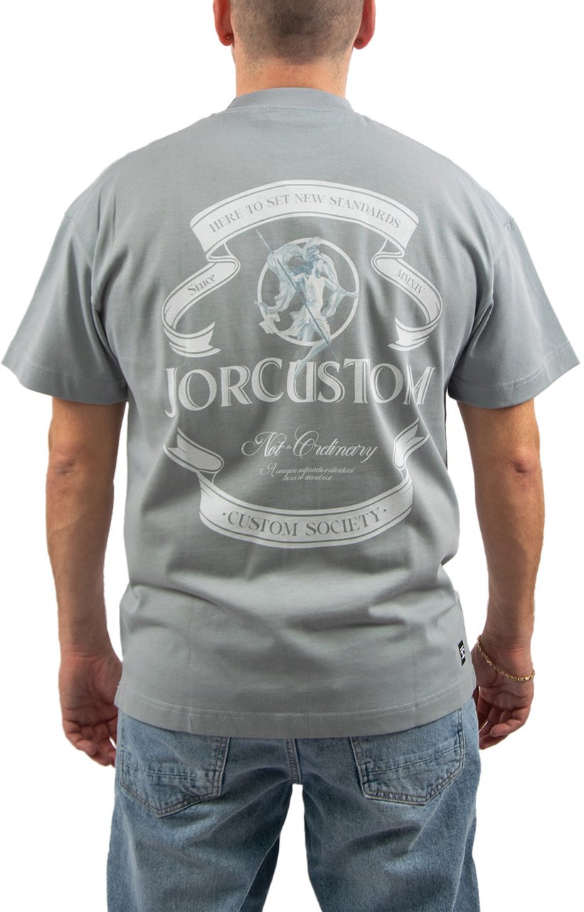 JORCUSTOM Jorcustom Ribbon Loose Fit T-Shirt Blauw
