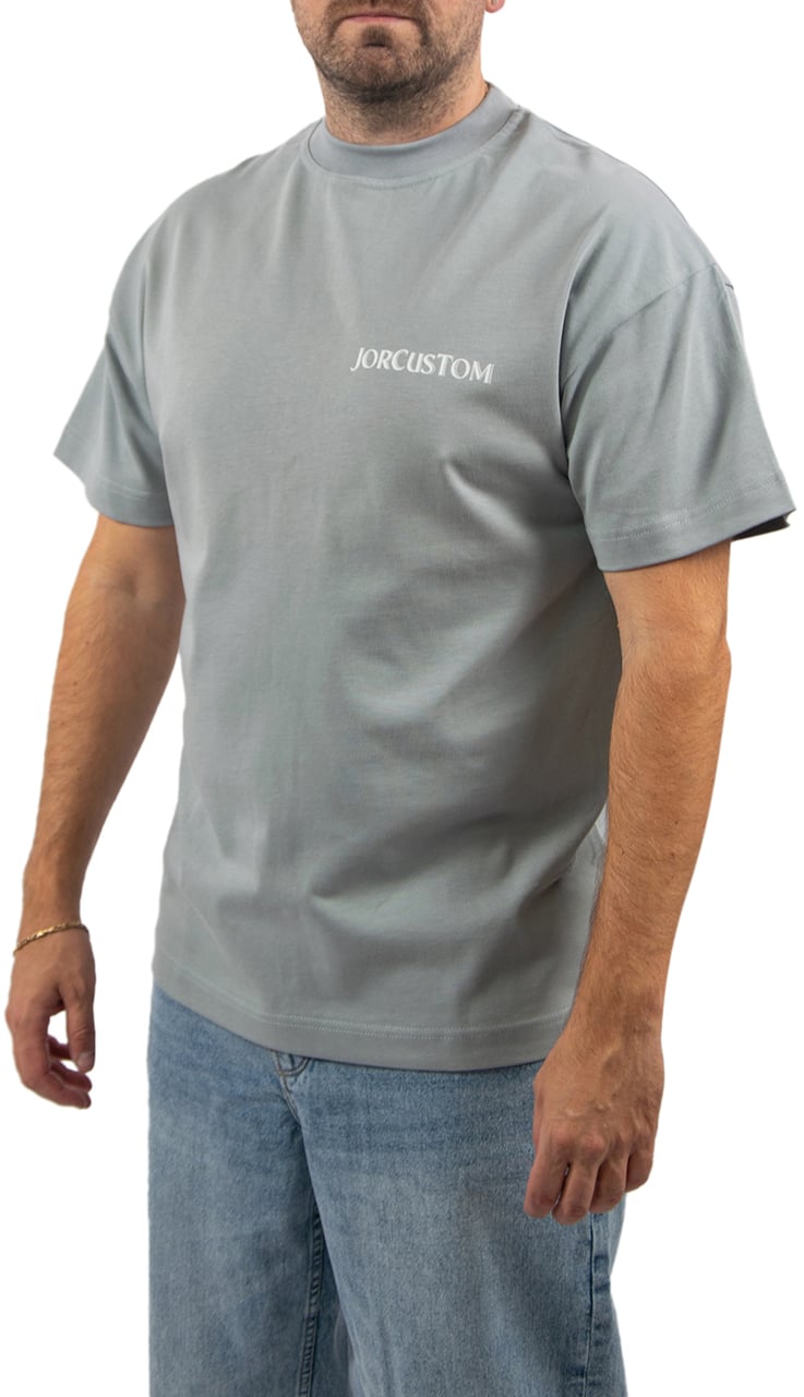 JORCUSTOM Jorcustom Ribbon Loose Fit T-Shirt Blauw