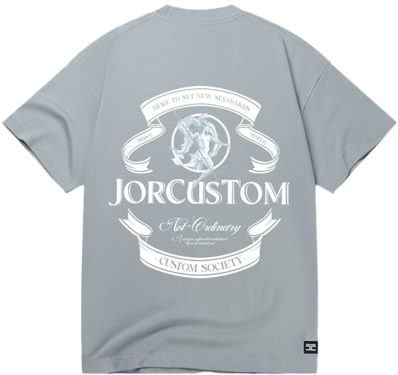 JORCUSTOM Jorcustom Ribbon Loose Fit T-Shirt Blauw