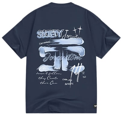 JORCUSTOM Jorcustom Artist2.0 Loose Fit T-Shirt Blauw