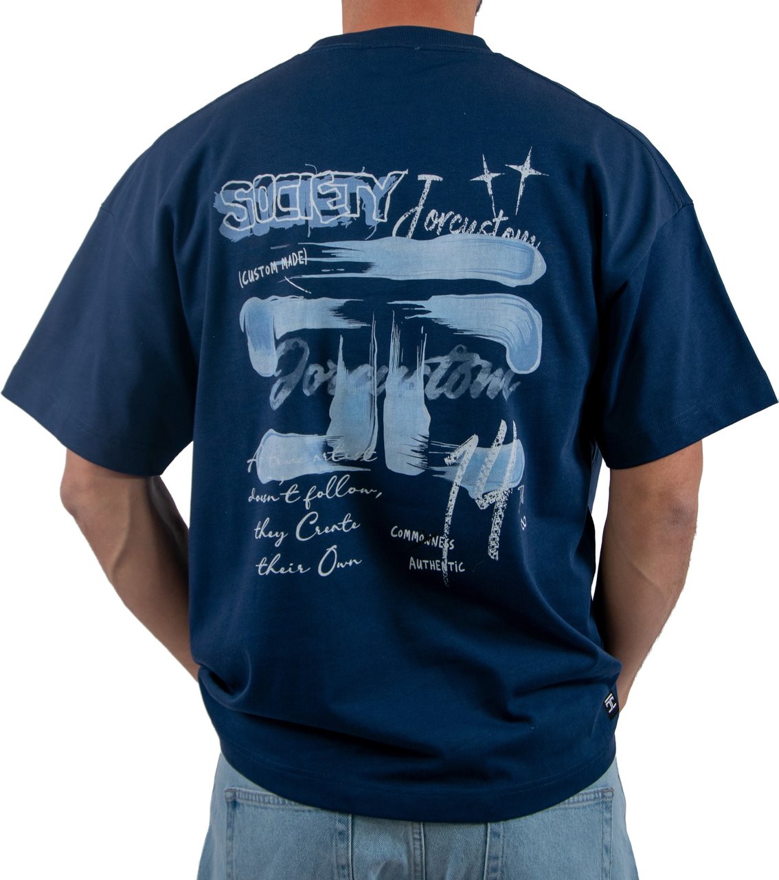 JORCUSTOM Jorcustom Artist2.0 Loose Fit T-Shirt Blauw