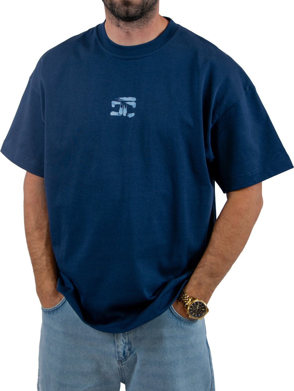 JORCUSTOM Jorcustom Artist2.0 Loose Fit T-Shirt Blauw