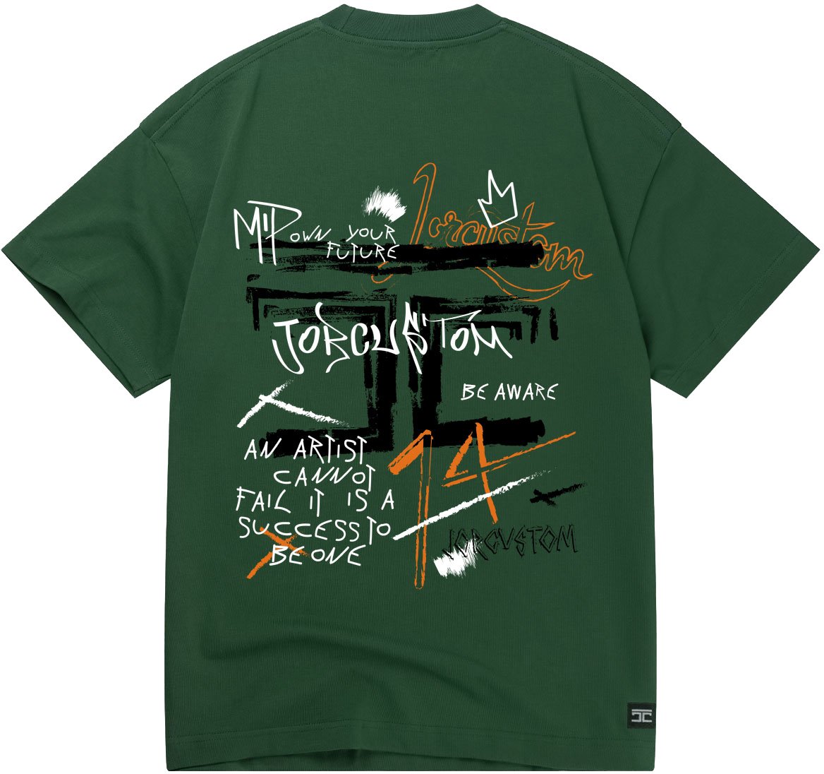 JORCUSTOM Jorcustom Artist Loose Fit T-Shirt Groen
