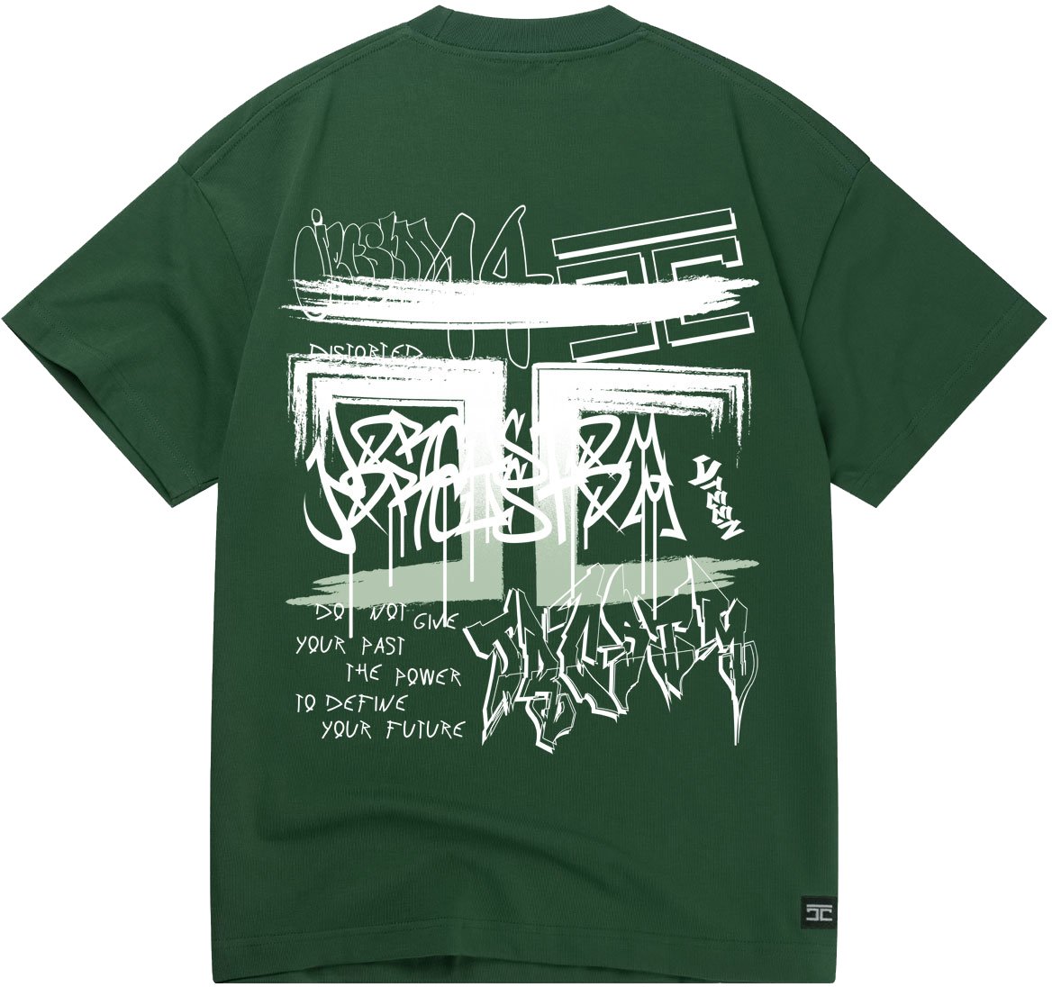 JORCUSTOM Jorcustom Graffiti Loose Fit T-Shirt Groen