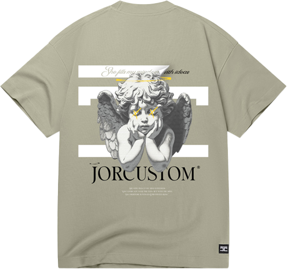 JORCUSTOM Jorcustom Angel 2.0 Loose Fit T-shirt Groen