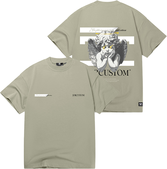 JORCUSTOM Jorcustom Angel 2.0 Loose Fit T-shirt Groen