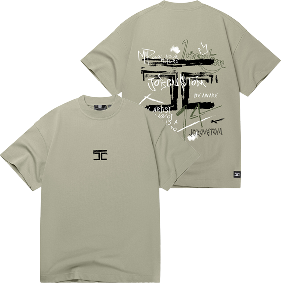 JORCUSTOM Jorcustom Artist Loose Fit T-Shirt Groen