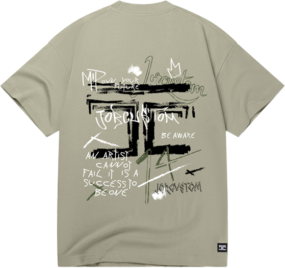 JORCUSTOM Jorcustom Artist Loose Fit T-Shirt Groen