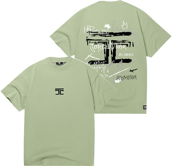 JORCUSTOM Jorcustom Artist Loose Fit T-Shirt Groen