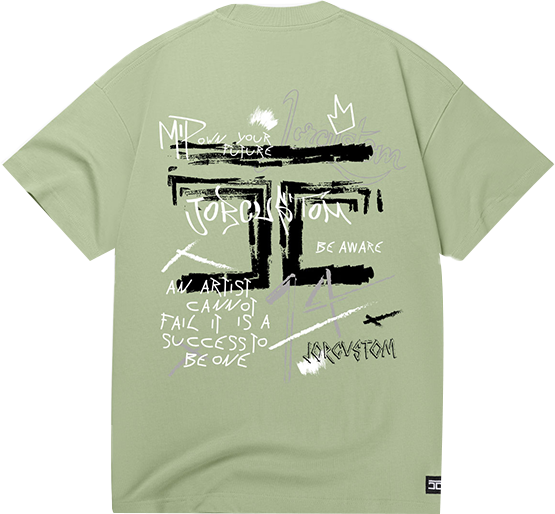 JORCUSTOM Jorcustom Artist Loose Fit T-Shirt Groen