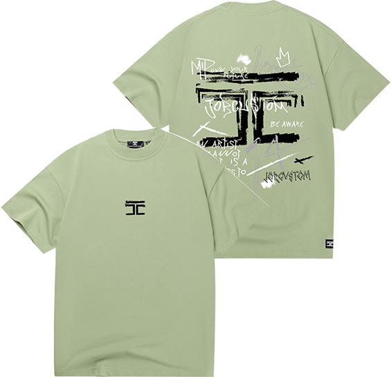 JORCUSTOM Jorcustom Artist Loose Fit T-Shirt Groen