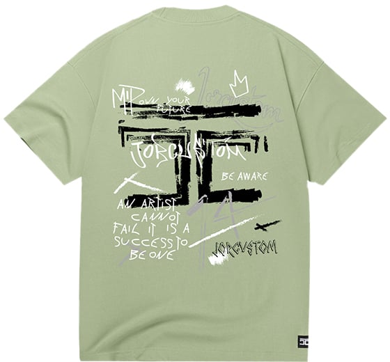 JORCUSTOM Jorcustom Artist Loose Fit T-Shirt Groen