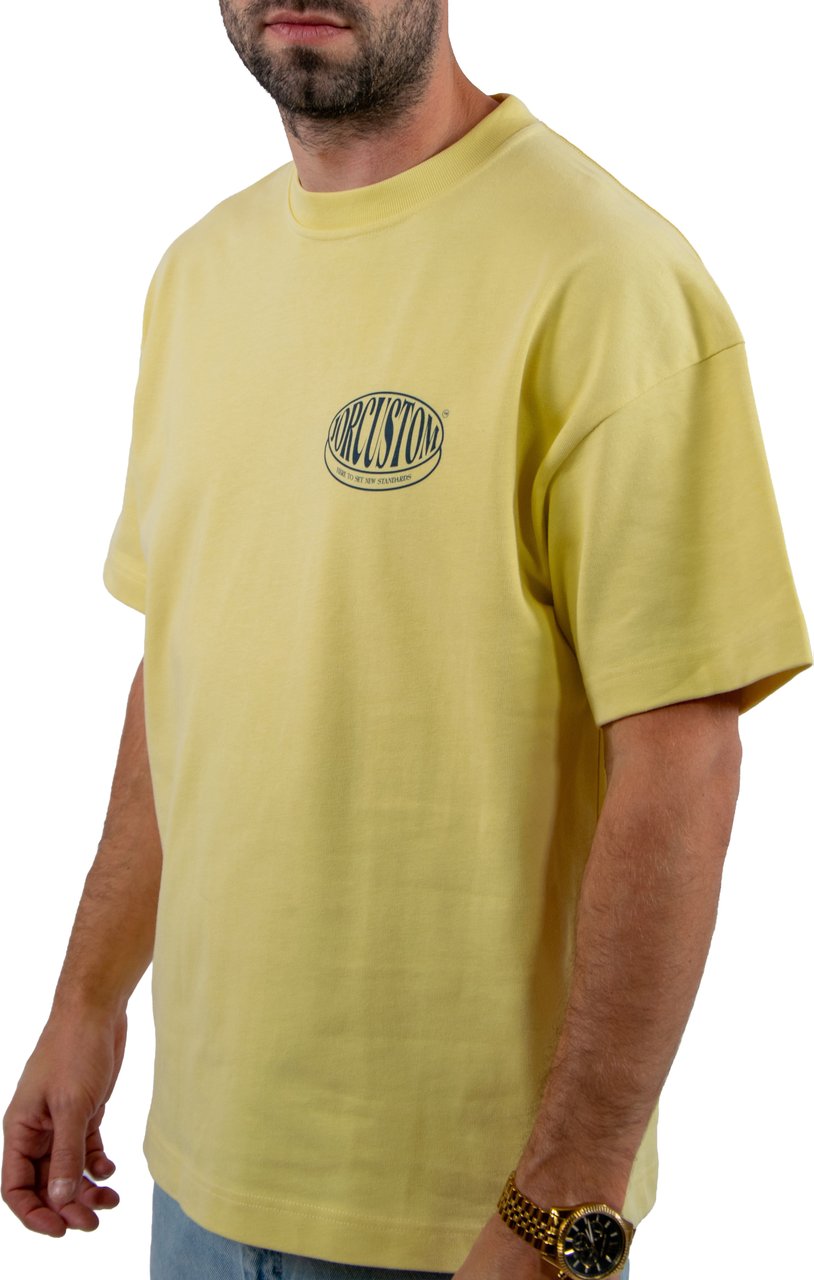 JORCUSTOM Jorcustom Stretched Loose Fit T-Shirt Geel