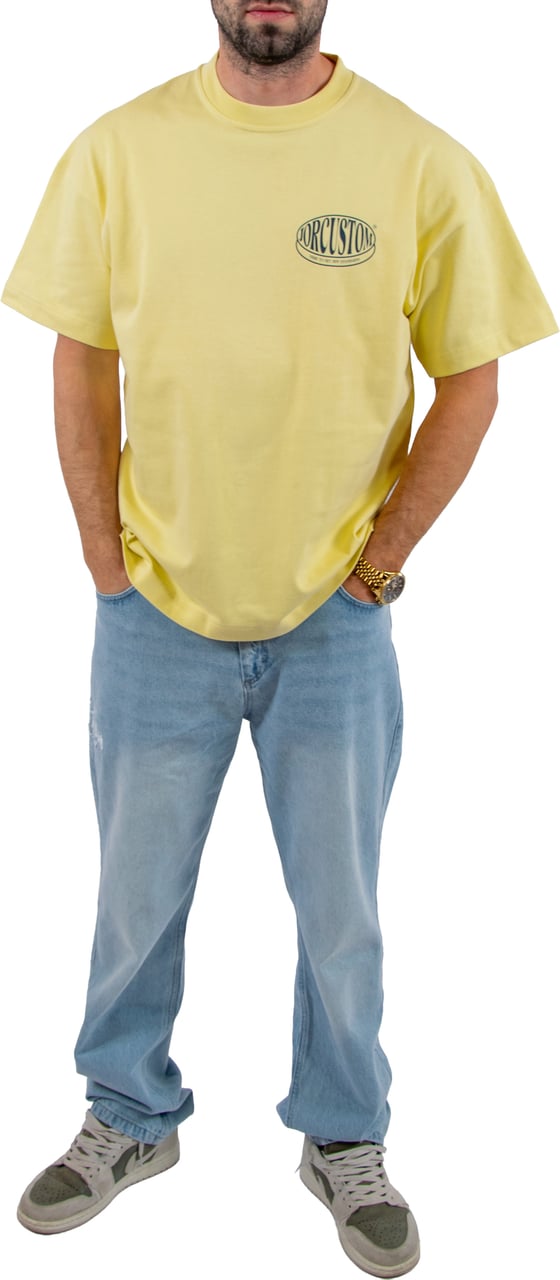 JORCUSTOM Jorcustom Stretched Loose Fit T-Shirt Geel