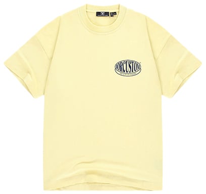 JORCUSTOM Jorcustom Stretched Loose Fit T-Shirt Geel
