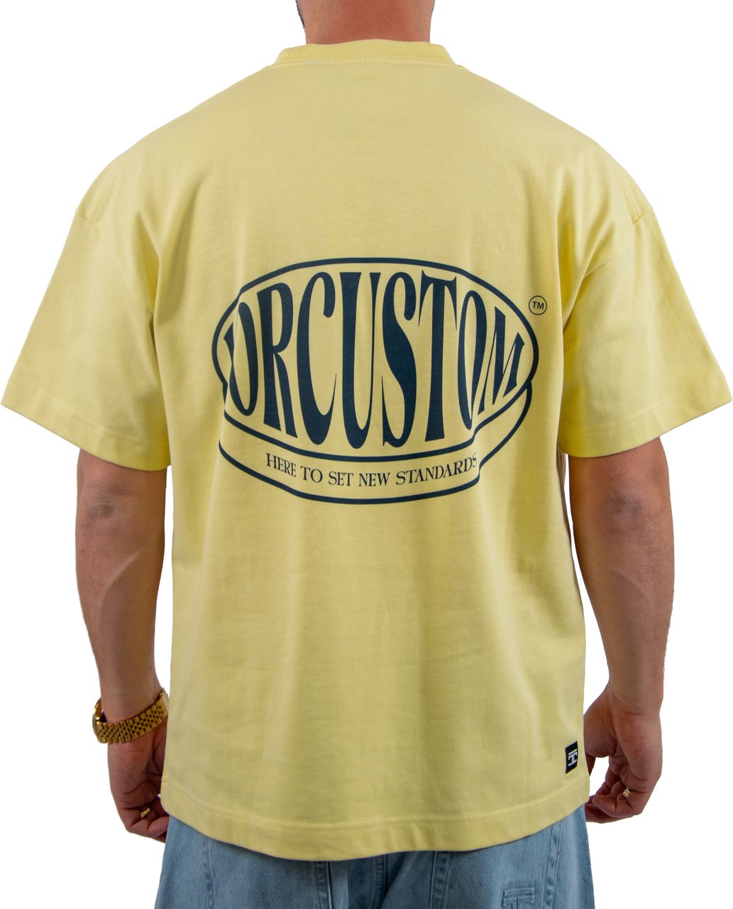 JORCUSTOM Jorcustom Stretched Loose Fit T-Shirt Geel