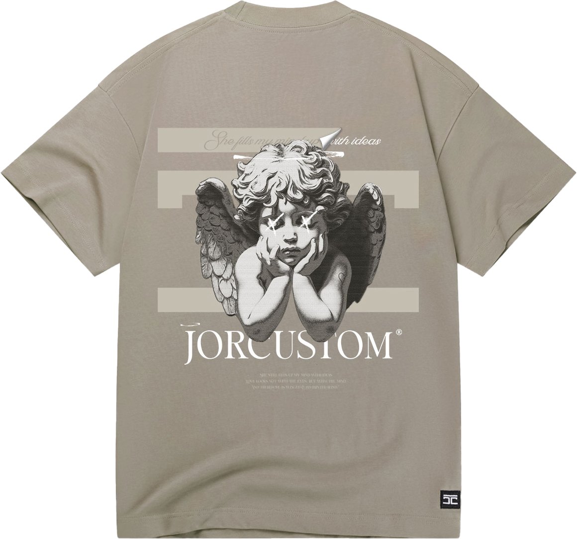 JORCUSTOM Jorcustom Angel2.0 Loose Fit T-Shirt Beige