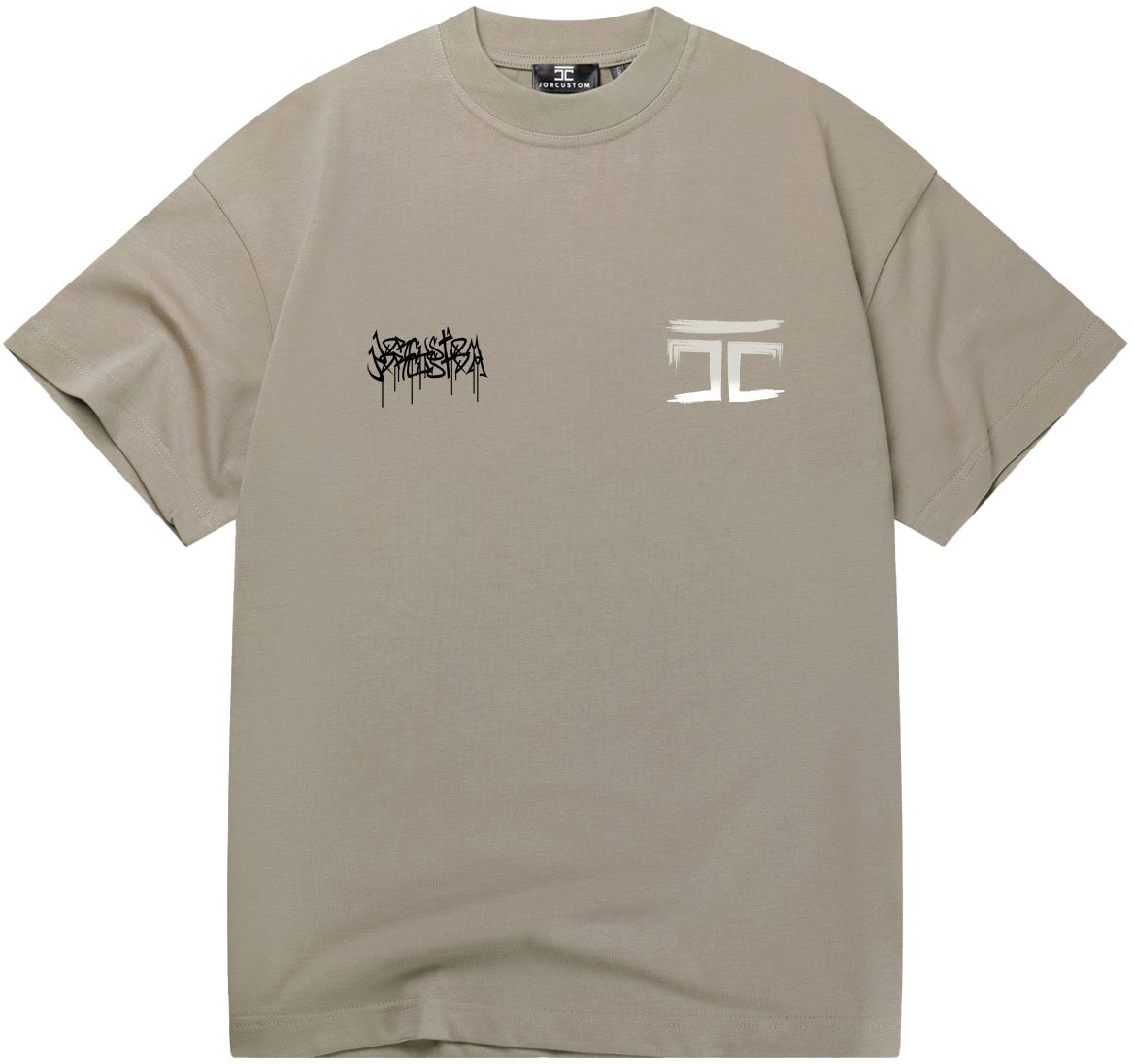 JORCUSTOM Jorcustom Graffiti Loose Fit T-Shirt Beige