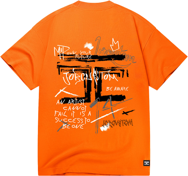 JORCUSTOM Jorcustom Artist Loose Fit T-Shirt Oranje