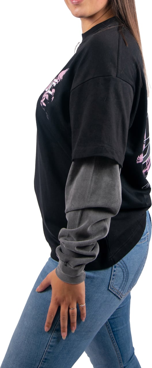 JORCUSTOM Jorcustom AboveAlllimits Double Layered Longsleeve T-Shirt Zwart