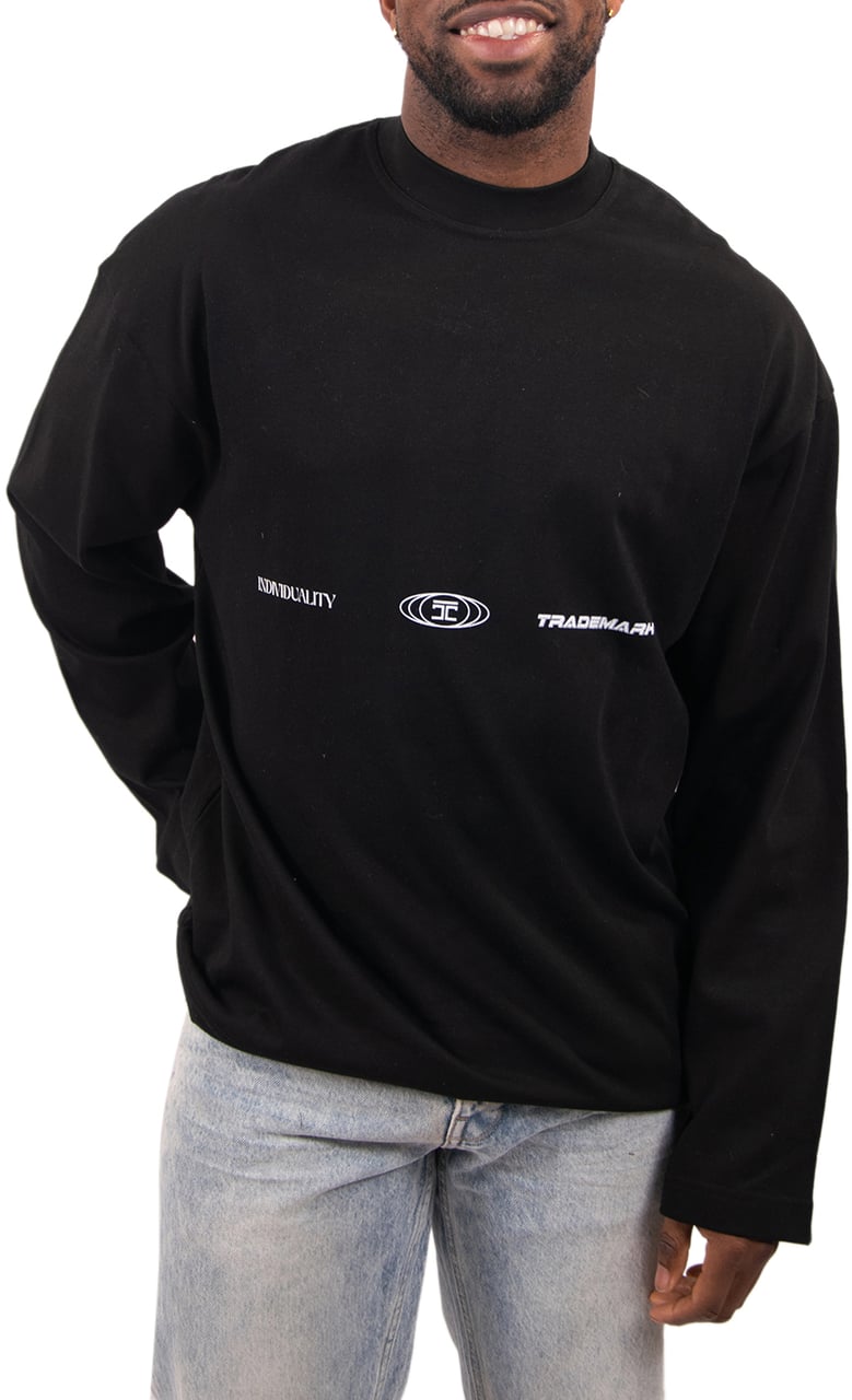 JORCUSTOM Jorcustom UncommonMinds Longsleeve T-Shirt Zwart