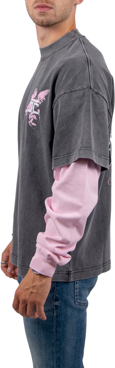 JORCUSTOM Jorcustom AboveAlllimits Double Layered Longsleeve T-Shirt Grijs