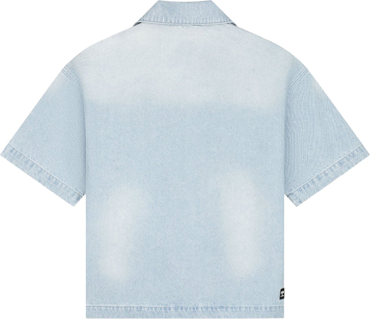 JORCUSTOM Custom Society Denim Short Sleeve Jacket Blauw