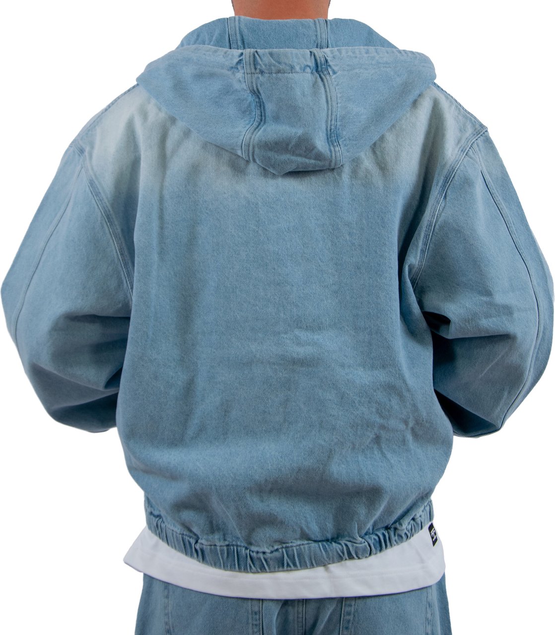 JORCUSTOM Jorcustom CustomSociety Denim Hooded Jacket Blauw