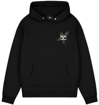 JORCUSTOM Jorcustom AboveallLimits Fleece Oversized Hoodie Zwart