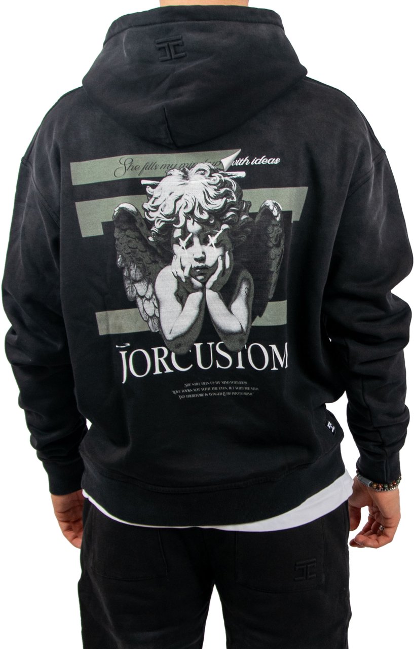 JORCUSTOM Jorcustom Angel2.0 Oversized Hoodie Zwart
