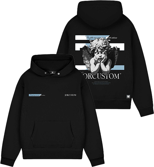 JORCUSTOM Jorcustom Angel2.0 Oversized Hoodie Zwart