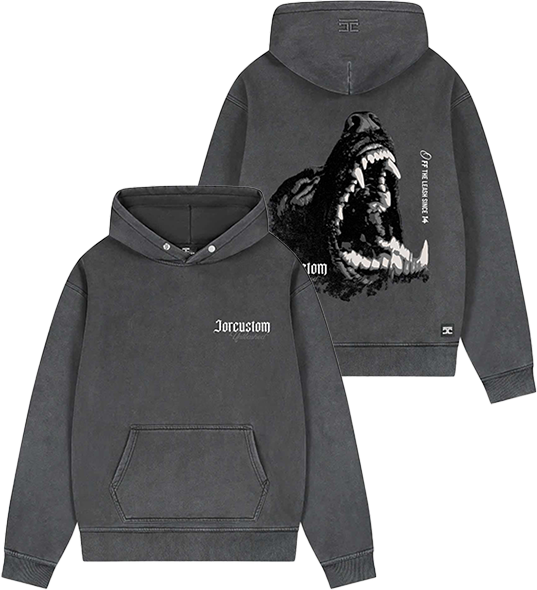 JORCUSTOM Jorcustom Unleashed Fleece Oversized Hoodie Grijs