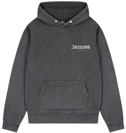 JORCUSTOM Jorcustom Unleashed Fleece Oversized Hoodie Grijs