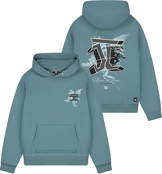JORCUSTOM Jorcustom AboveallLimits Fleece Oversized Hoodie Blauw
