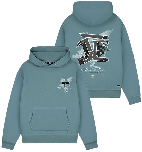 JORCUSTOM Jorcustom AboveallLimits Fleece Oversized Hoodie Blauw