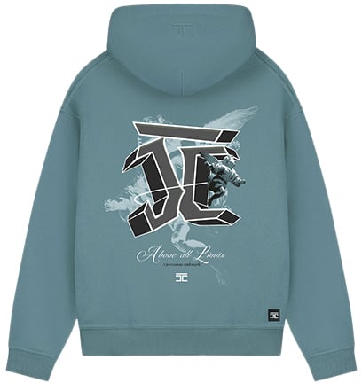 JORCUSTOM Jorcustom AboveallLimits Fleece Oversized Hoodie Blauw