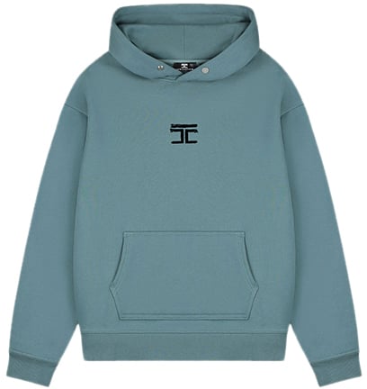 JORCUSTOM Jorcustom Artist Fleece Oversized Hoodie Blauw