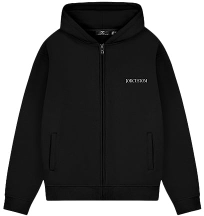 JORCUSTOM Jorcustom Angel2.0 Fleece Zipped Hoodie Zwart