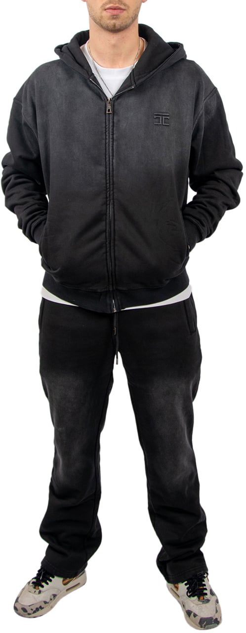 JORCUSTOM Jorcustom Renaissance Zipped Hoodie Zwart