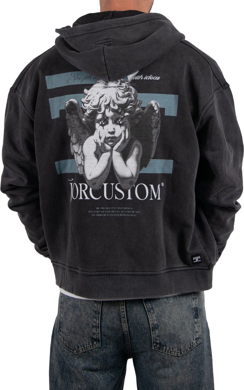 JORCUSTOM Jorcustom Angel2.0 Fleece Zipped Hoodie Grijs