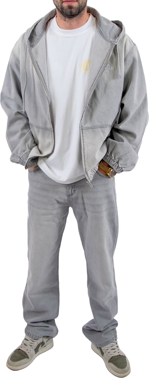 JORCUSTOM Jorcustom Customsociety Denim Straight Fit Jeans Grijs