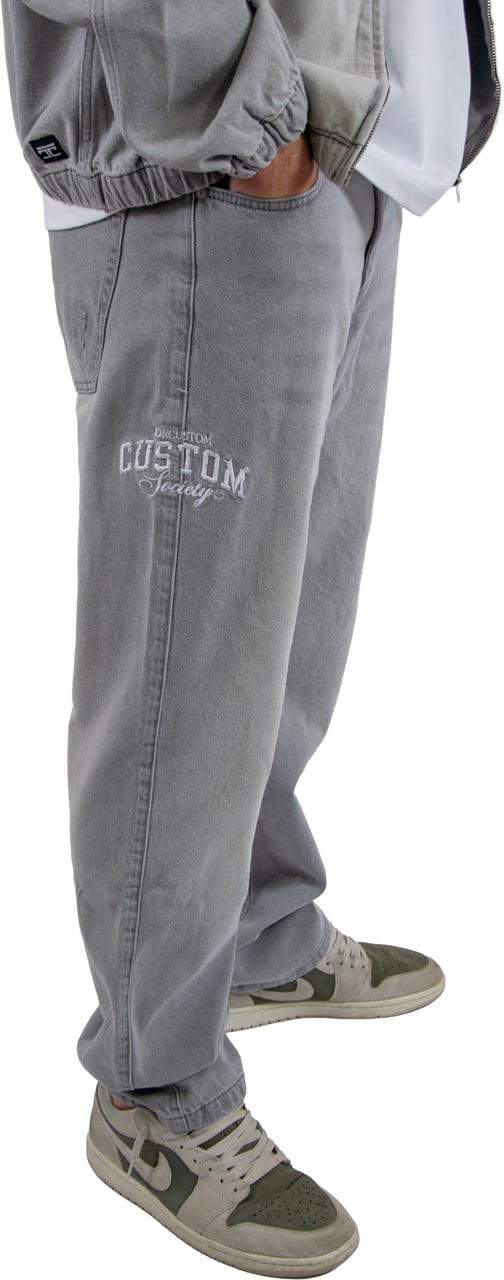 JORCUSTOM Jorcustom Customsociety Denim Straight Fit Jeans Grijs