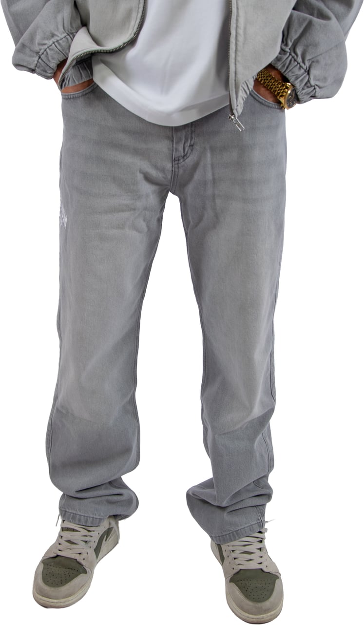 JORCUSTOM Jorcustom Customsociety Denim Straight Fit Jeans Grijs