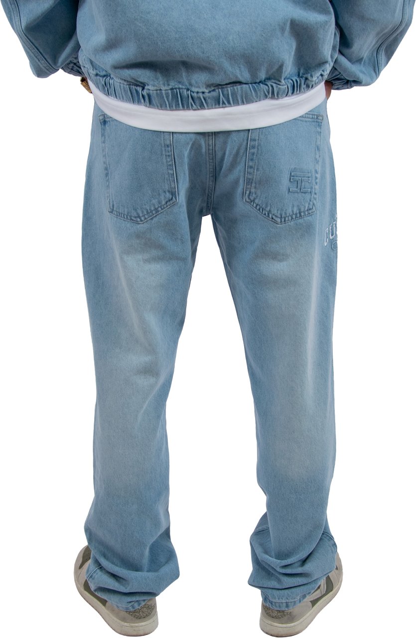 JORCUSTOM Jorcustom Customsociety Denim Straight Fit Jeans Blauw