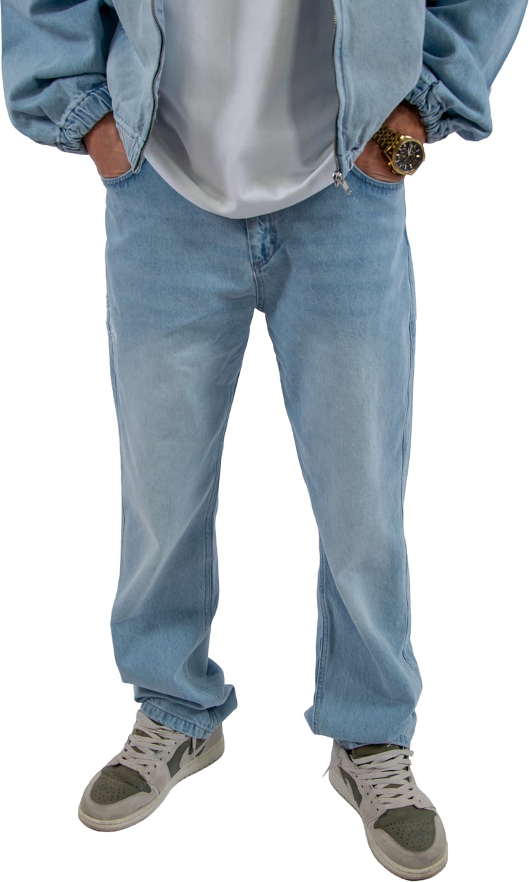JORCUSTOM Jorcustom Customsociety Denim Straight Fit Jeans Blauw