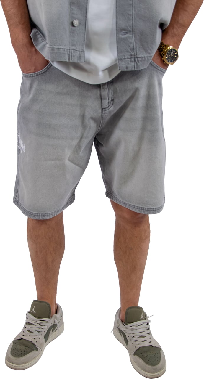 Jorcustom CustomSociety Denim Short Grijs