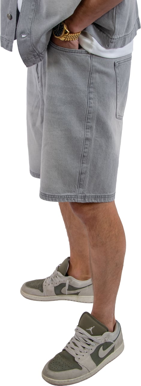 Jorcustom CustomSociety Denim Short Grijs