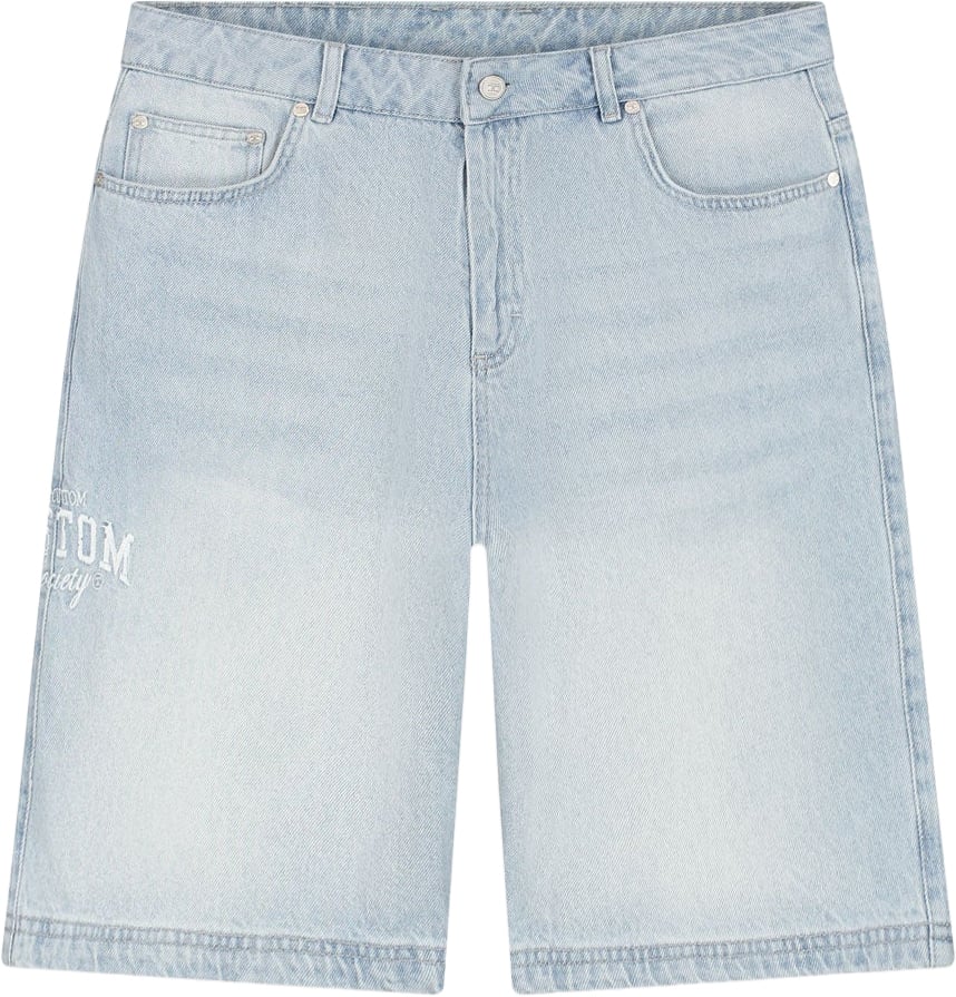 JORCUSTOM Custom Society Denim Korte Broek Blauw