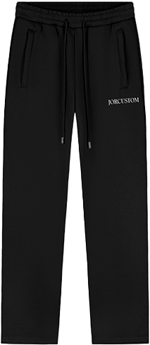 JORCUSTOM Jorcustom Angel2.0 Fleece Straight Fit Jogger Zwart