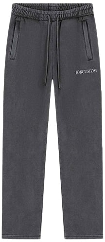 JORCUSTOM Jorcustom Angel2.0 Fleece Straight Fit Jogger Grijs